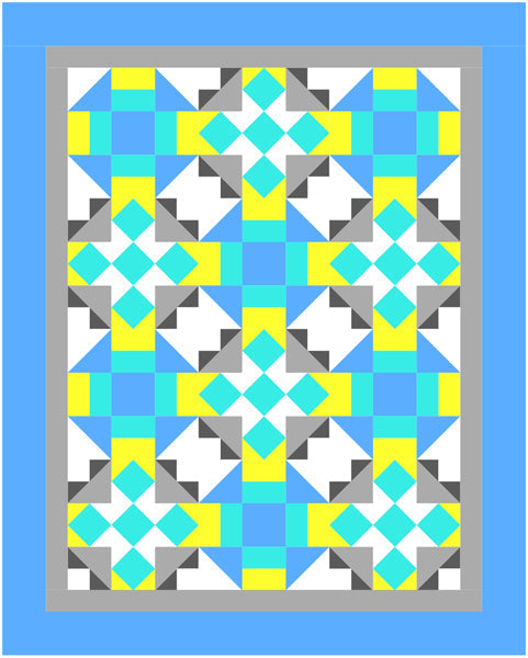 Flutterby Quilt BL2-207e - Downloadable Pattern