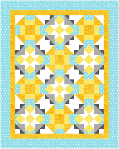 Flutterby Quilt BL2-207e - Downloadable Pattern