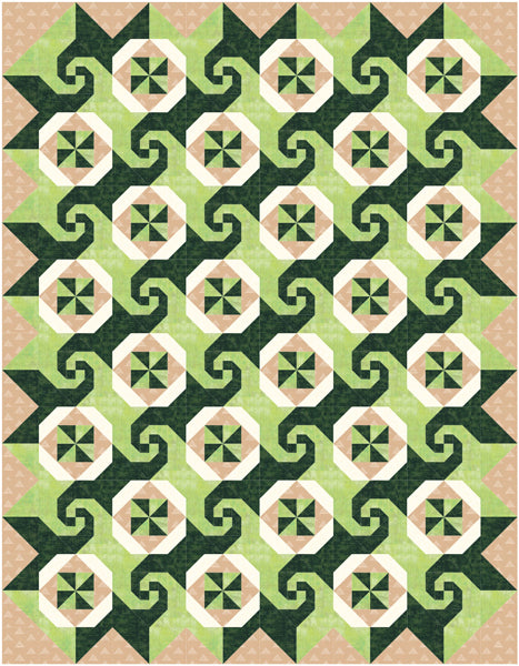 Cafe Latte Quilt BL2-212e - Downloadable Pattern