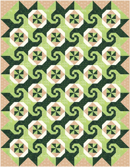 Cafe Latte Quilt BL2-212e - Downloadable Pattern