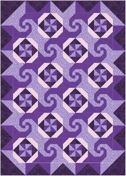 Cafe Latte Quilt Pattern BL2-212 - Paper Pattern