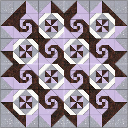 Cafe Latte Quilt BL2-212e - Downloadable Pattern