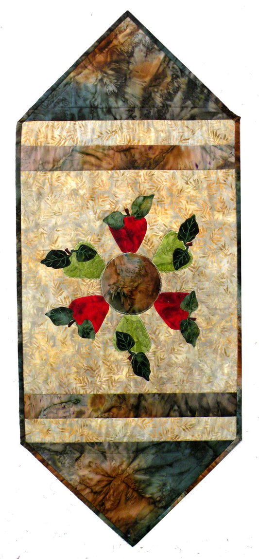 Batik Apple Table Runner Pattern BS2-284 - Paper Pattern