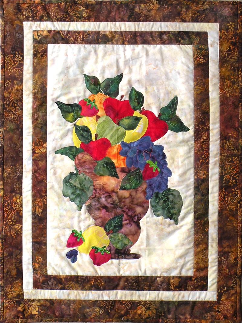 Batik Fruit Mural BS2-288e - Downloadable Pattern