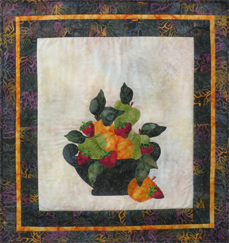 Batik Strawberries and Oranges BS2-290e - Downloadable Pattern