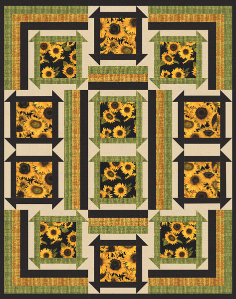 Sunshine Garden Quilt BS2-330e - Downloadable Pattern