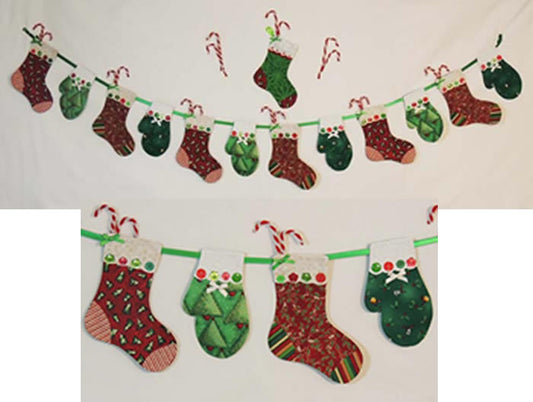 Stockings and Mittens Garland BS2-343e - Downloadable Pattern