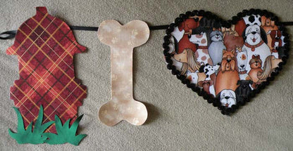 I Love My Dogs Garland BS2-350e - Downloadable Pattern