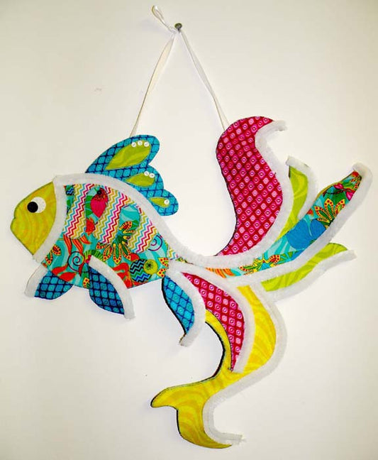 Goldfish Wall Hanging Pattern BS2-351 - Paper Pattern