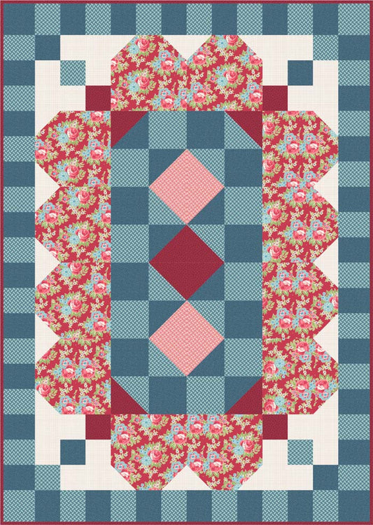 Summer Rose Quilt BS2-383e - Downloadable Pattern