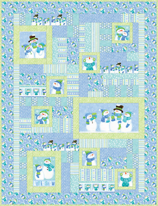 Snow Fun Quilt Pattern BS2-385 - Paper Pattern