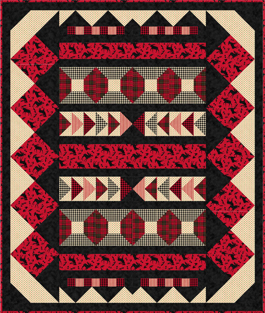 Man Cave Flannel Quilt BS2-386e - Downloadable Pattern