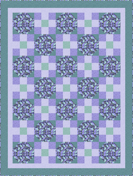 Lilac Festival Quilt Pattern BS2-400 - Paper Pattern