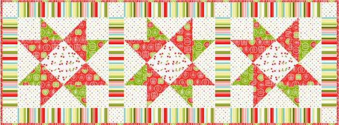 Morning Star Table Runner Pattern BS2-419 - Paper Pattern