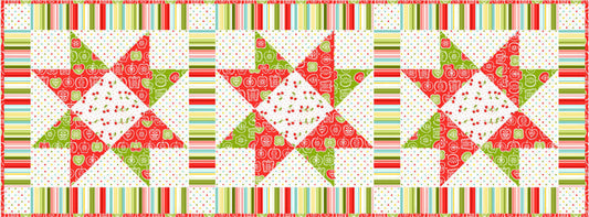 Morning Star Table Runner Pattern BS2-419 - Paper Pattern