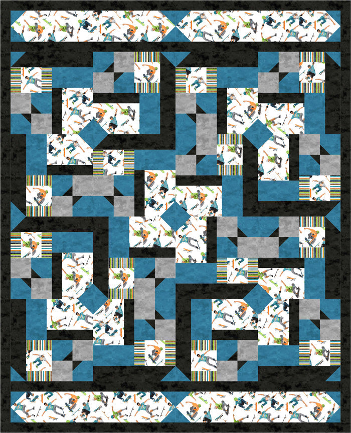 My Favorite Sports Quilt Pattern BS2-422 - Paper Pattern