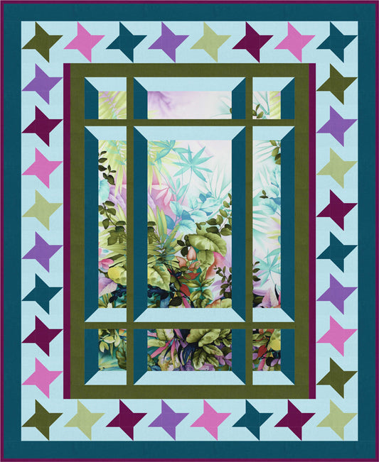 Modern Window 2 Quilt BS2-425e - Downloadable Pattern