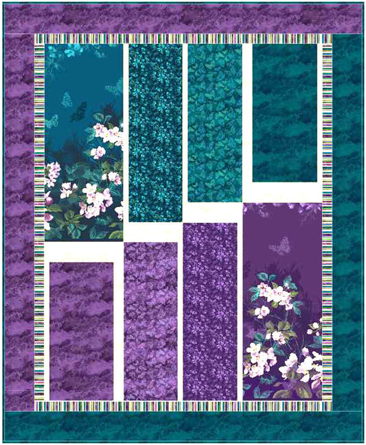 Mist Gardens Quilt BS2-436e - Downloadable Pattern