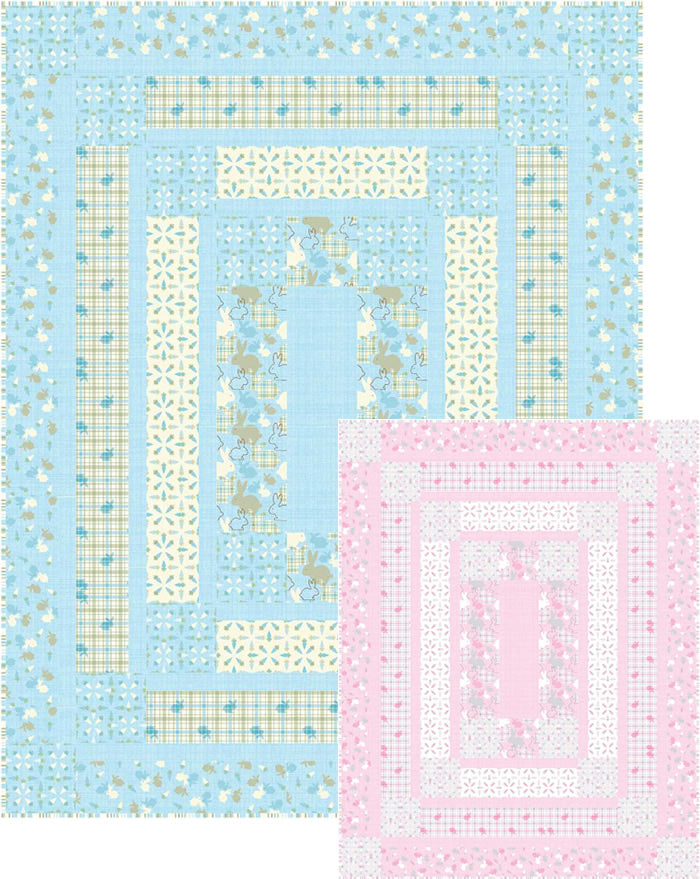 Bunny Wrap Quilt BS2-456e - Downloadable Pattern