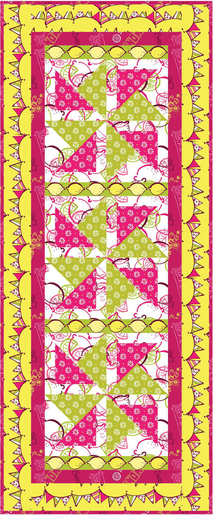 Lemonade Spritzer Table Runner Pattern BS2-461 - Paper Pattern