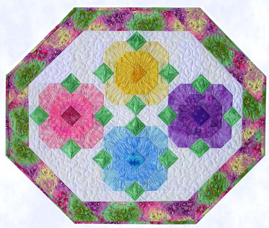 Spring Posies Table Mat Pattern CC-508 - Paper Pattern