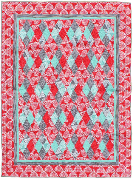 Argyle Sketches Quilt CDB-102e - Downloadable Pattern