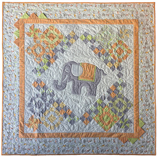 Baby Elephant Walk Quilt CDB-103e - Downloadable Pattern