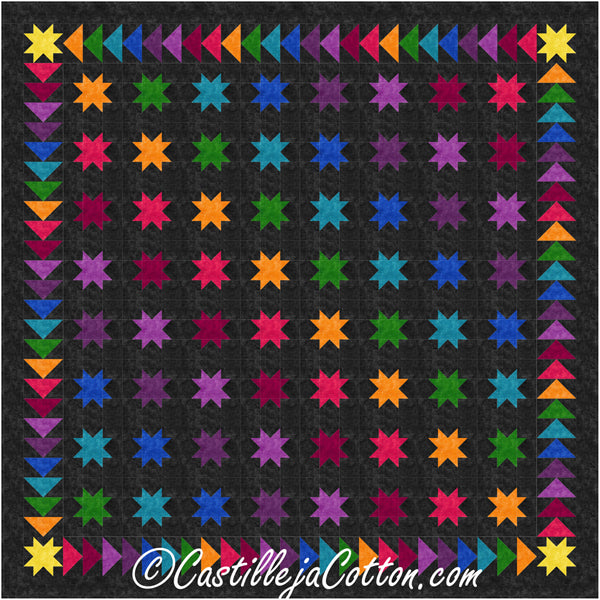 Sew Many Stars Quilt CJC-19332e  - Downloadable Pattern