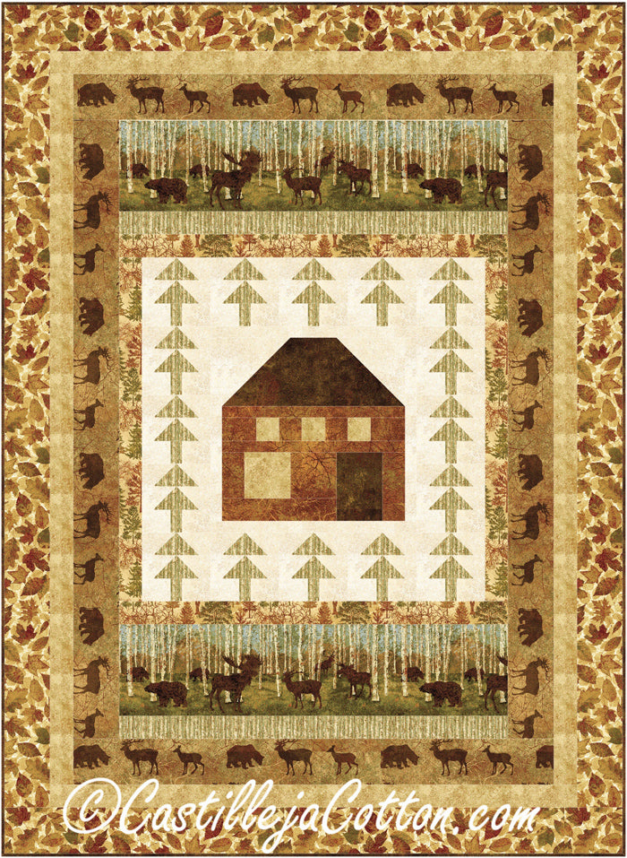 Moosehead Lodge Quilt Pattern CJC-24733 - Paper Pattern