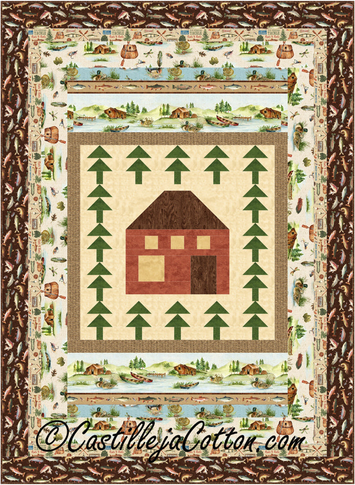 Moosehead Lodge Quilt Pattern CJC-24733 - Paper Pattern