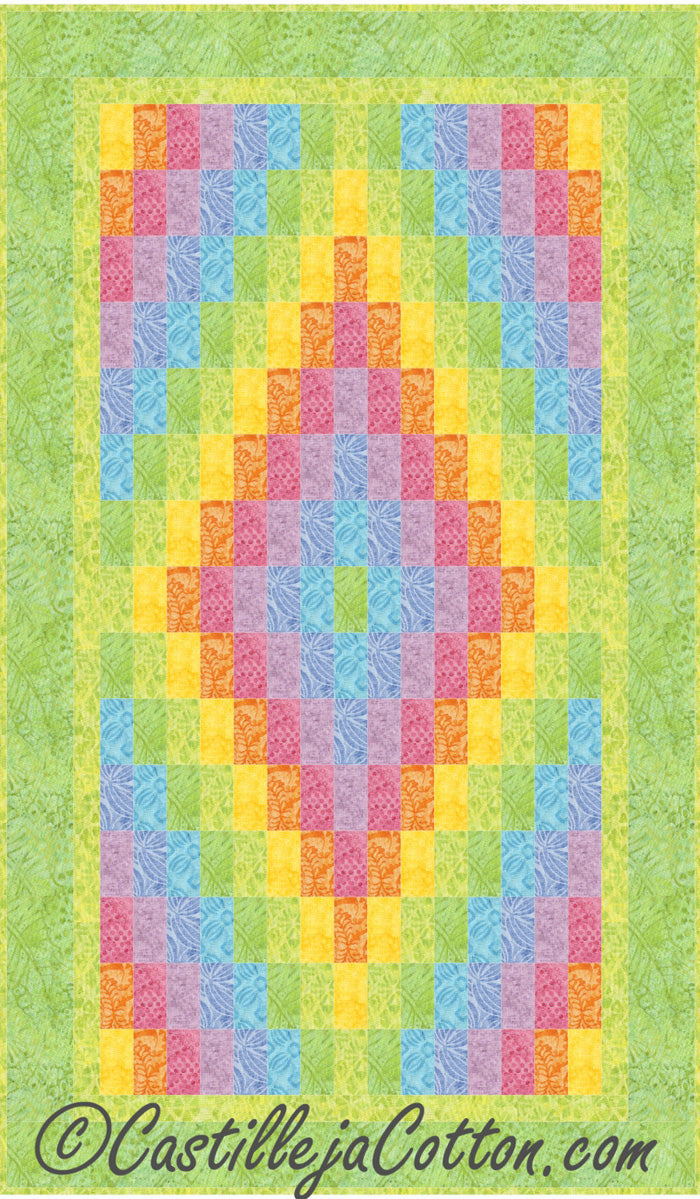 Diamond Wall Quilt Pattern CJC-288213 - Paper Pattern