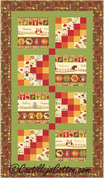 Burst of Autumn Quilt Pattern CJC-36364 - Paper Pattern