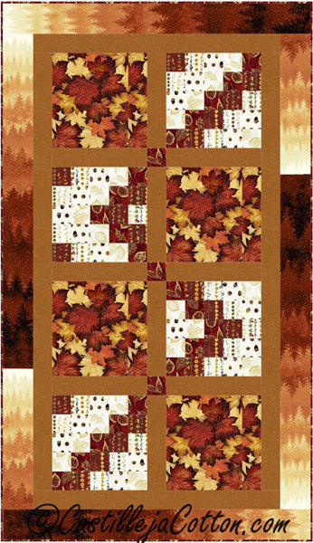 Burst of Autumn Quilt CJC-36365e - Downloadable Pattern