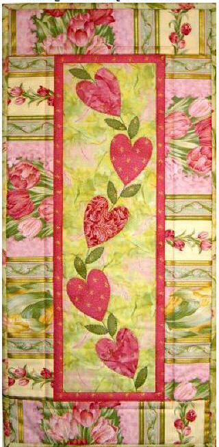 String of Hearts Quilt Pattern CJC-3771 - Paper Pattern