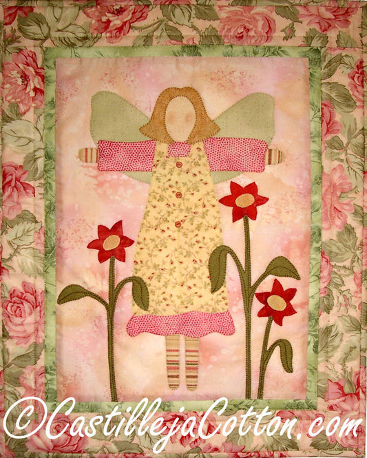 Spring Garden Angel Quilt Pattern CJC-3837 - Paper Pattern