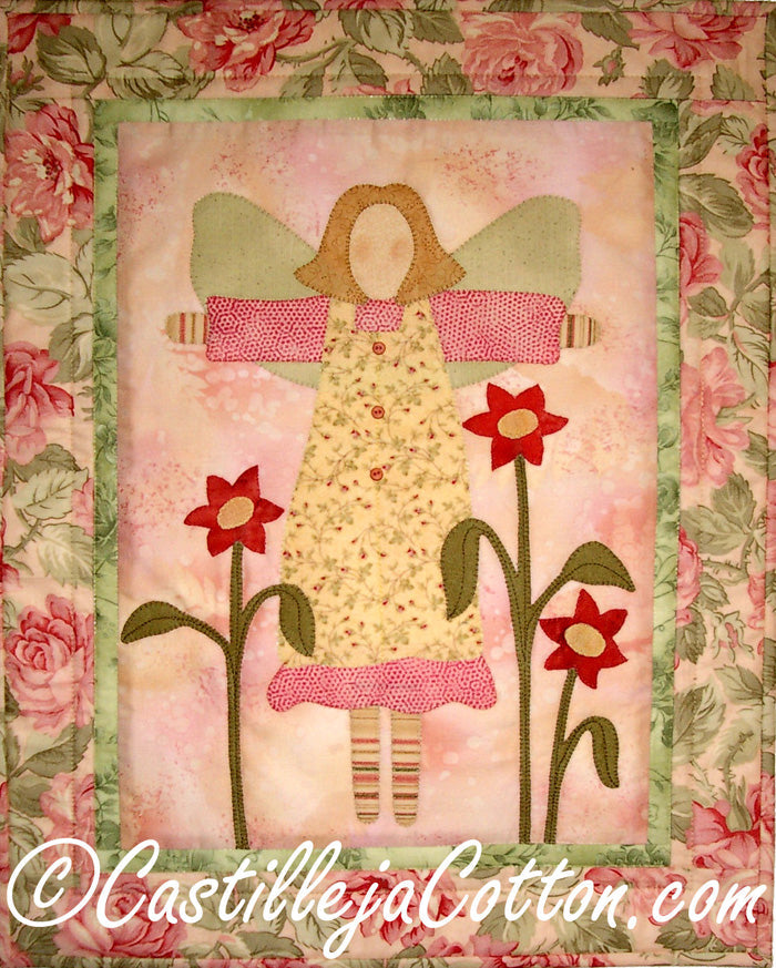 Spring Garden Angel Quilt CJC-3837e - Downloadable Pattern