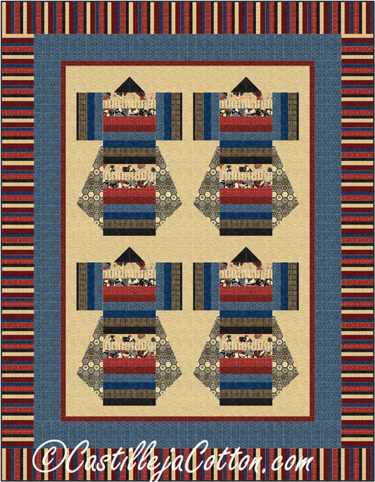 Oriental Traditions Kimono Quilt Pattern CJC-38486 - Paper Pattern