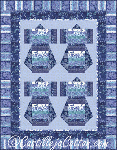 Oriental Traditions Kimono Quilt CJC-38487e - Downloadable Pattern