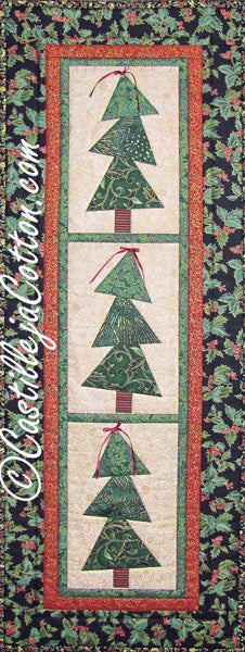 Tipsy Tree Table Runner CJC-3901e - Downloadable Pattern