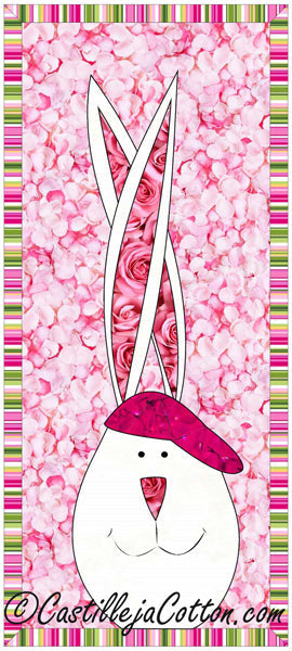 Bunny & Cap Wall Hanging CJC-39967e - Downloadable Pattern