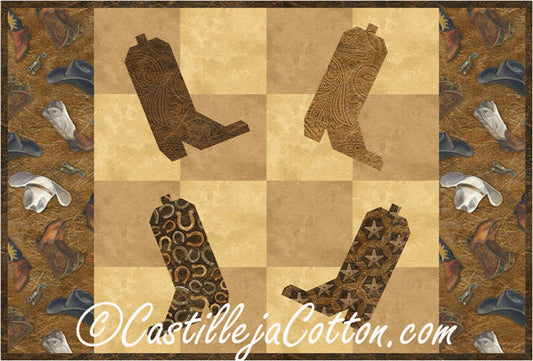 Heel Toe Placemat Quilt Pattern CJC-40124 - Paper Pattern