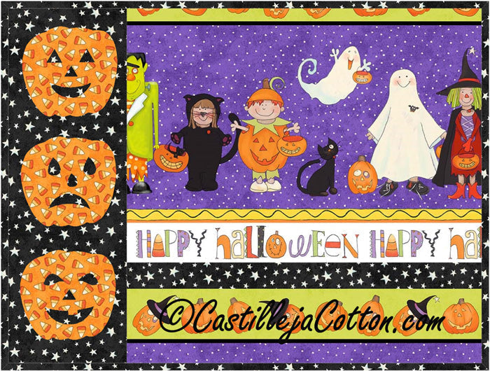 Jack O Lantern Placemat Pattern CJC-4052 - Paper Pattern