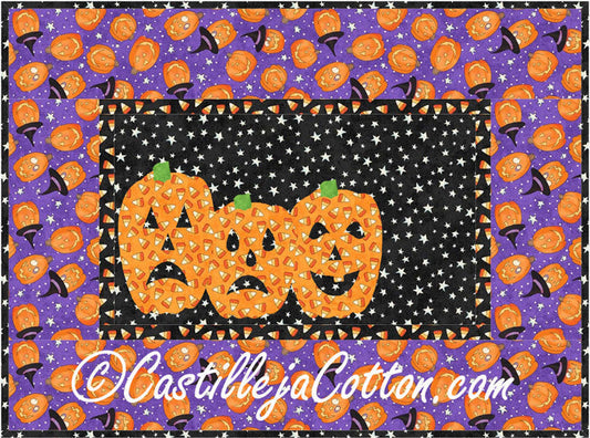 Scary Pumpkins Quilt Pattern CJC-4060 - Paper Pattern