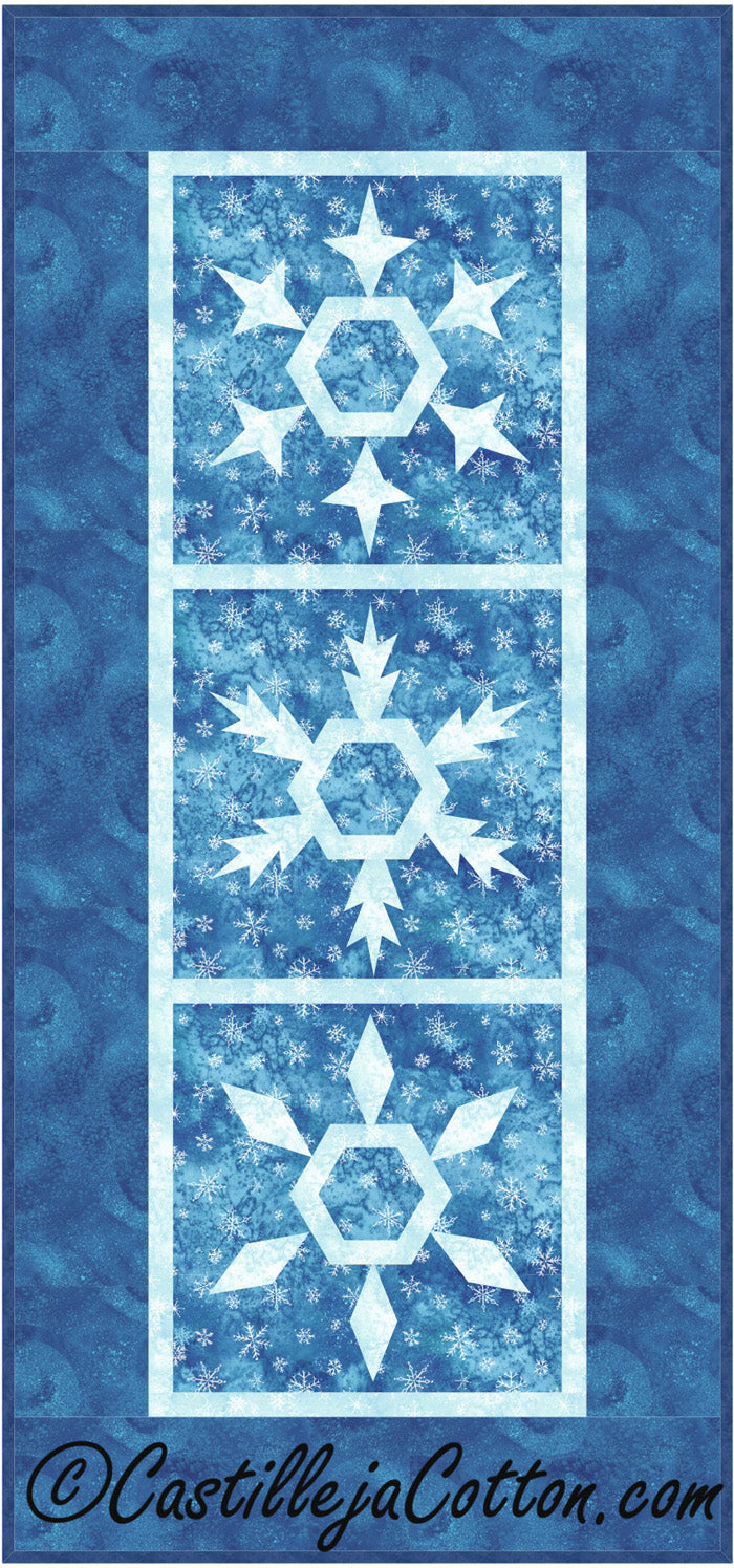 Snowflake Panel Quilt CJC-4078e - Downloadable Pattern