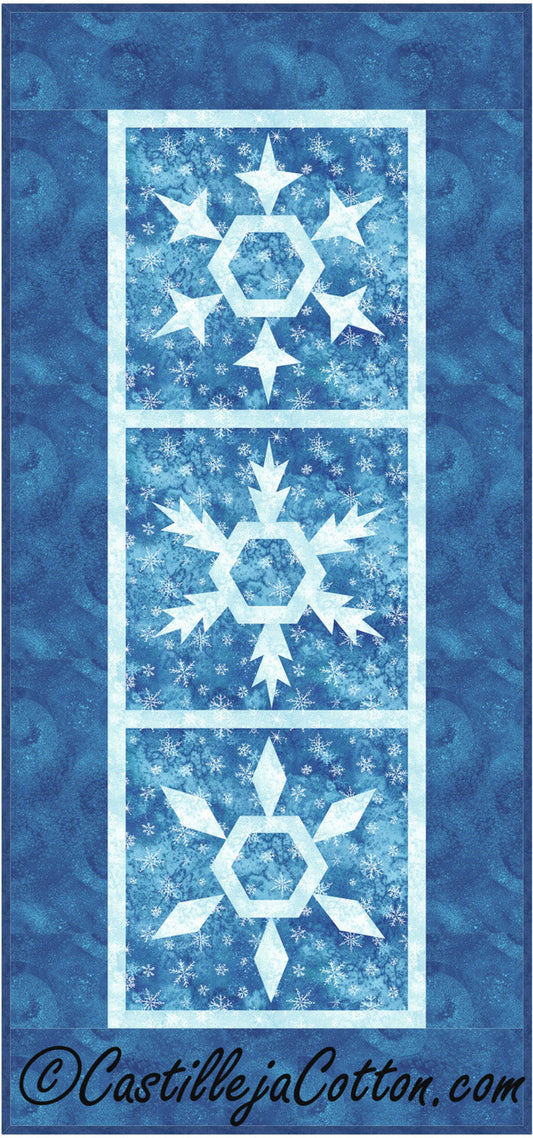 Snowflake Panel Quilt Pattern CJC-4078 - Paper Pattern