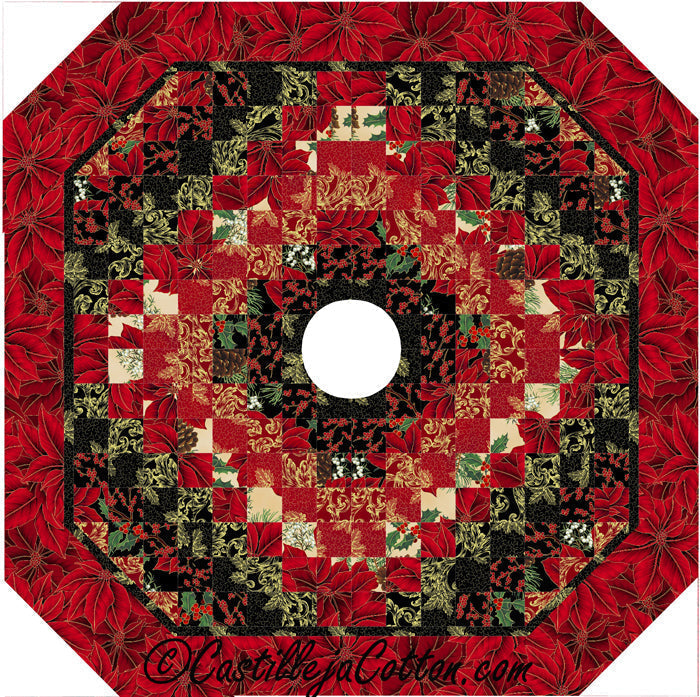 Winterberry Tree Skirt CJC-4094e - Downloadable Pattern