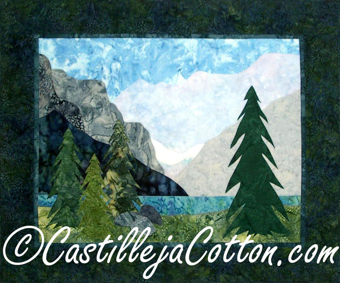 Mountain Glacier Quilt Pattern CJC-4222 - Paper Pattern