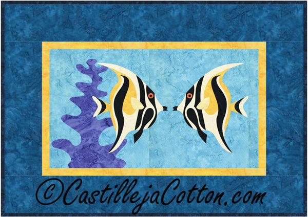 Nose to Nose Fish Quilt CJC-4235e - Downloadable Pattern