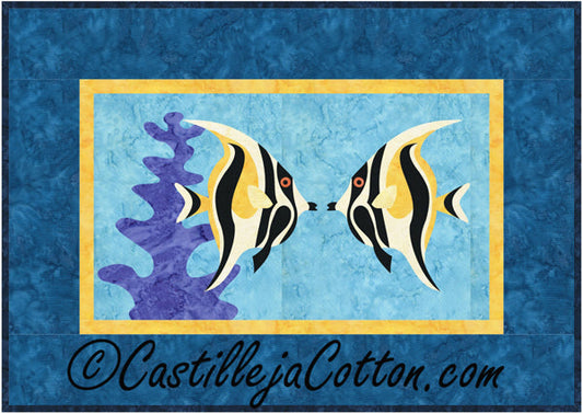 Nose to Nose Fish Quilt CJC-4235e - Downloadable Pattern