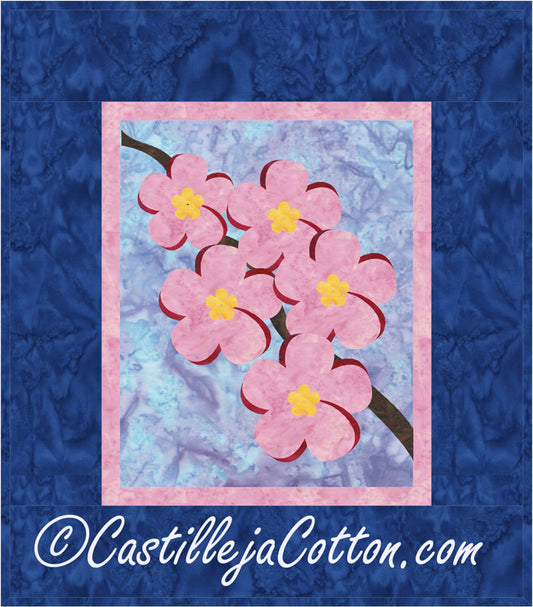 Plumeria Quilt CJC-4266e - Downloadable Pattern